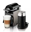 Krups XN 3015 Nespresso Pixie Electric Titan mit Milchaufschäumer Aeroccino3 (inkl. 50 EUR Nespresso Club Gutschein)