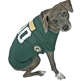 Officially Licensed by the NFL - Green Bay Packers Dog Football Jersey - Small