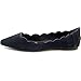 Mia Amari Women Pointed Toe Suede Blue Flats