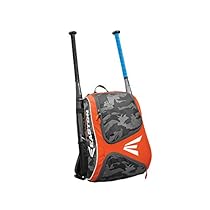Easton E110BP Baseball/Softball Adult / Youth Tee Ball Backpack Bat Bag - Orange / Camo - New 2016 / 2017
