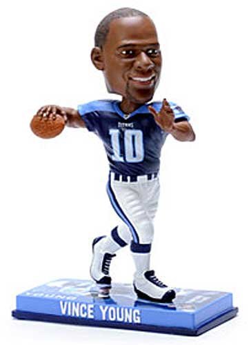 Tennessee Titans Vince Young Forever Collectibles Photo Base Bobble Head (Quantity of 1)