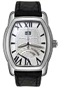 Men's Masterpiece Jours Retrograde Big Date Automatic Black Alligator