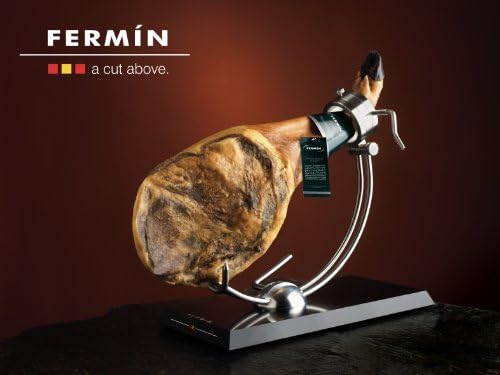 Iberico Ham de Bellota Leg Cured for 24 Months, Between 20-25 Servings, 10-12 lbs from Fermin