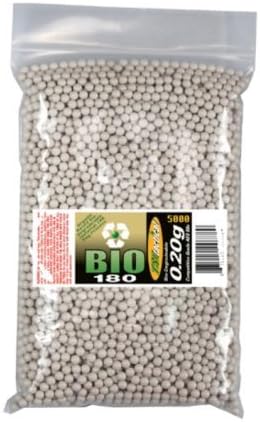 TSD Competition Grade 6mm biodegradable airsoft BBs, 0.20g, 5000 rds, white by Team SD Tactical