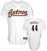 Roy Oswalt Jersey: Adult 2010 Majestic Home White Replica #44 Houston Astros Jersey - Small