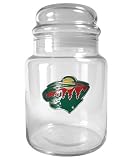NHL Minnesota Wild 31-Ounce Glass Candy Jar