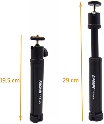 Fotomate® Universal Compact Mini Aluminum Tripod-Momopod In One Stand Three Legs Support Multi-purpose Tablepod for Digital Video Digital Camera Pocket Camera Canon / Sony / Nikon Flash Bracket