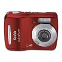 Kodak Easyshare C1505 12 MP Digital Camera with 5x Optical Zoom - Red