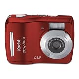 Kodak Easyshare C1505 12 MP Digital Camera with 5x Optical Zoom - Red