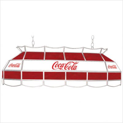 Trademark Coca Cola Dynamic Ribbon V3 Vintage 40 Inch Tiffany Lamp