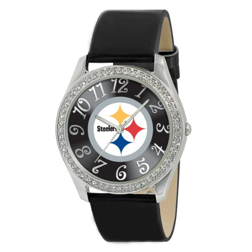 Game Time Women's NFL-GLI-PIT Glitz Classic Analog Pittsburgh Steelers Watch