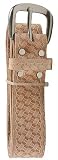 Style n Craft - Embossed Leather Tool Work Belt #94051