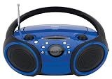 Naxa PORTABLE CD PLAYER WITH DIGITAL AM/FM STEREO RADIO (red)
