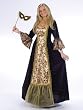Queen Costume Princess Theatre Costumes Masquerade Ball Gown Eye Mask Included
