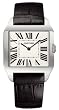 NEW CARTIER SANTOS-DUMONT LARGE SOLID 18K WHITE GOLD WATCH W2007051