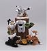 Plush 12 Inch Tree House with Tree Animals