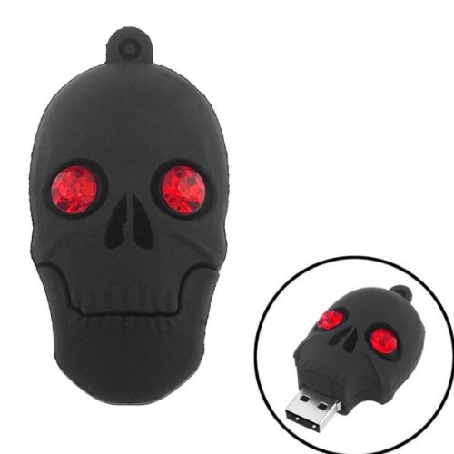 16GB USB Skull Flash Drive