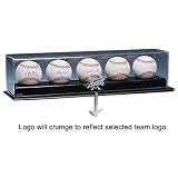 Anaheim Angels MLB Five Ball Baseball Display Case