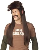 Mississippi Mud Flap Brown Adult Wig