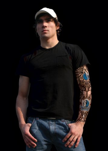 Fan's Ink NBA Dallas Mavericks Tribal Tattoo Caucasian