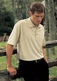 100% Spun Polyester Jacquard Golf Polo Shirt featuring UltraCool (Regular and Big & Tall Sizes)