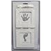 Baby : Baby's First Handprint and Footprint Blue Ceramic Frames