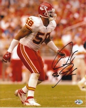 Derrick Johnson Autographed/Hand Signed Kansas City Chiefs 8x10 Photo