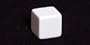 16mm Square-edged Opaque Blank White 6-sided Dice