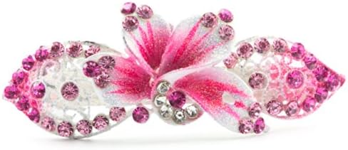 Miss Dong Beautiful Jewelry Flowers pearl Crystal hairpin hair clip red