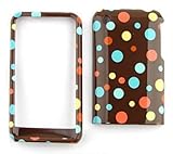 Apple iPhone 3G/3GS Little Tiny Polka Dots on Brown  Hard Case/Cover/Facep ....