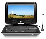 Dual DVD-P 905 portabler DVD-Player (22.86 cm (9 Zoll) Monitor, DVB-T, Akku, SD, USB)