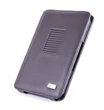 picture of Duragadget Genuine Leather Case & Cover With Stand for Kindle 3 - Black
