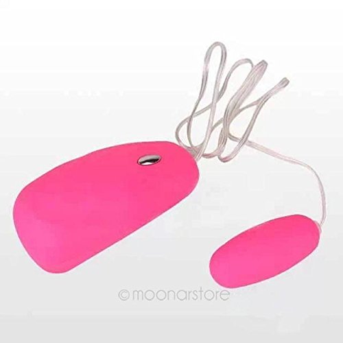 EtigerÂ® High Sensation Class Super Mute Waterproof Computer Mouse Shape Frosted Vibrating Eggs 5 Frequency Vibrator with Wire Controller Female Masturbation Sex Toys Battery not included