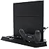 Proimb Ps4 Vertical Stand with Cooling Fan for Playstation 4