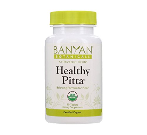 Banyan Botanicals Healthy Pitta - Certified Organic, 90 Tablets - Balancing Formula for Pitta Banyan Botanicals Healthy Pitta - Certified Organic, 90 Tablets - Balancing Formula for Pitta