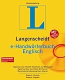 Langenscheidt e-Handwörterbuch Englisch 5.0. CD-ROM für Windows 95,98,2000,XP