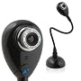 Hue HD USB webcam (black) with built-in mic for Windows & Mac - Skype, MSN, Yahoo, iChat
