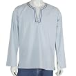 Mens Embroidered Kurta Casual Cotton Shirt India Chest 44 inches (gsk558b)