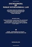 Encyclopedia of public international law