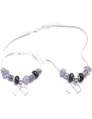 1D One Direction Charm Bracelet and Necklace Gift Set Girls Pandora Style Gift Boxed