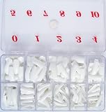 White Color Tip 550 pcs/box. " Snow White "