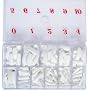 Snow White Color Tip 550 pcs/box