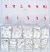 White Color Tip 550 pcs/box. " Snow White "