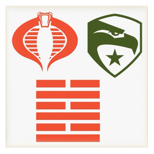 GI Joe - Tattoo Set Child (One Size)
