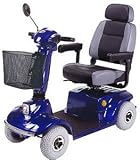 Mid-Range Four Wheel Scooter, Blue