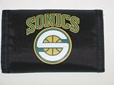 SEATTLE SUPERSONICS Team Logo Tri-Fold NYLON WALLET