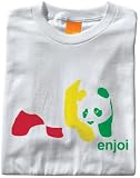 Enjoi Rasta Panda Short Sleeved T-Shirt - Size M