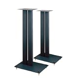 Lovan USA Affiniti Series Speaker Stands, 38 Height, 1 Pr., Matte Black