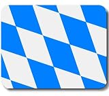 Bavaria Bavarian Flag Mousepad Mouse Pad Mat
