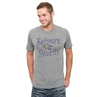 NFL Baltimore Ravens Gameday Triblend T-Shirt, Steel, XX-Large